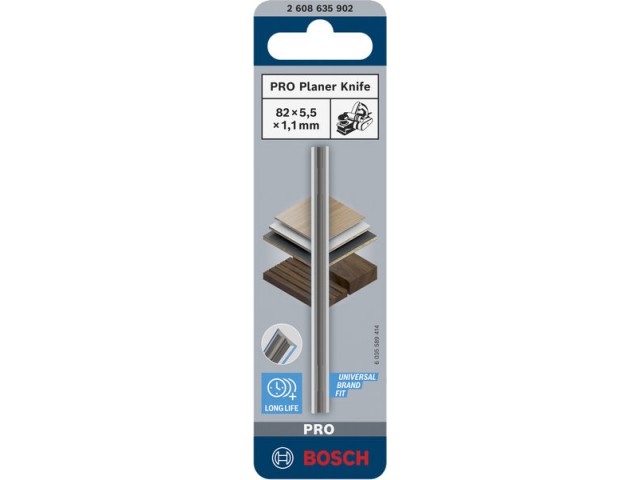 Skobeljni nož Bosch PRO, Dimenzije: 82x5,5x1,1mm, 2608635902